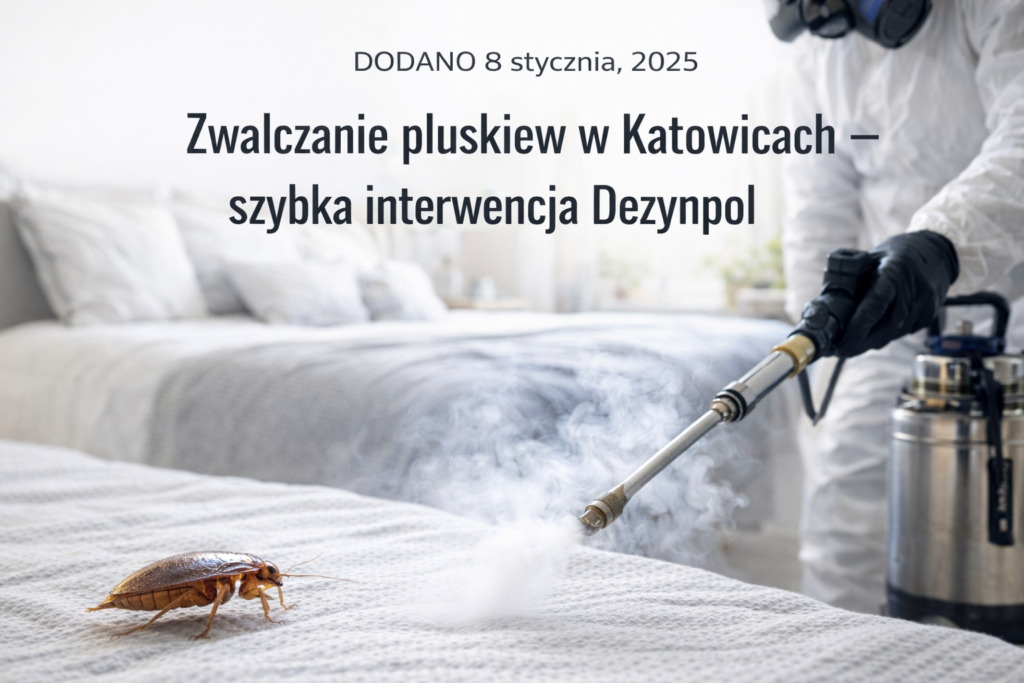 Zwalczanie pluskiew Katowice-Dezynpol