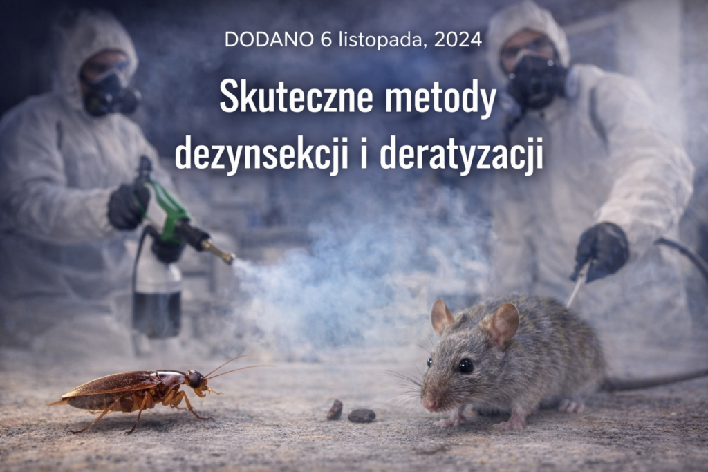 Skuteczne metody dezynsekcji i deratyzacji