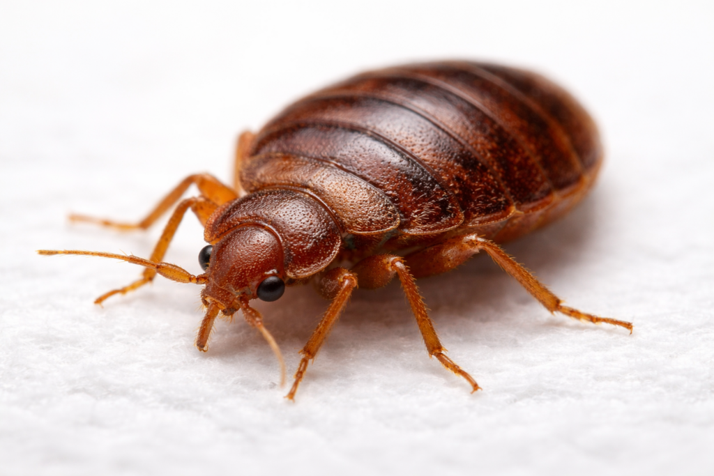 pluskwiak na białej powierzchni